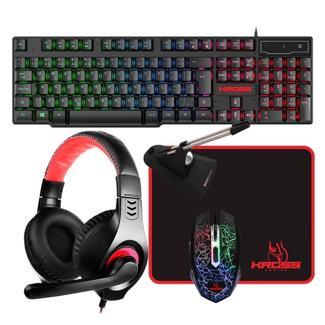 Kit Gamer 5 em 1 - KE-GK5150 - Kross Elegance